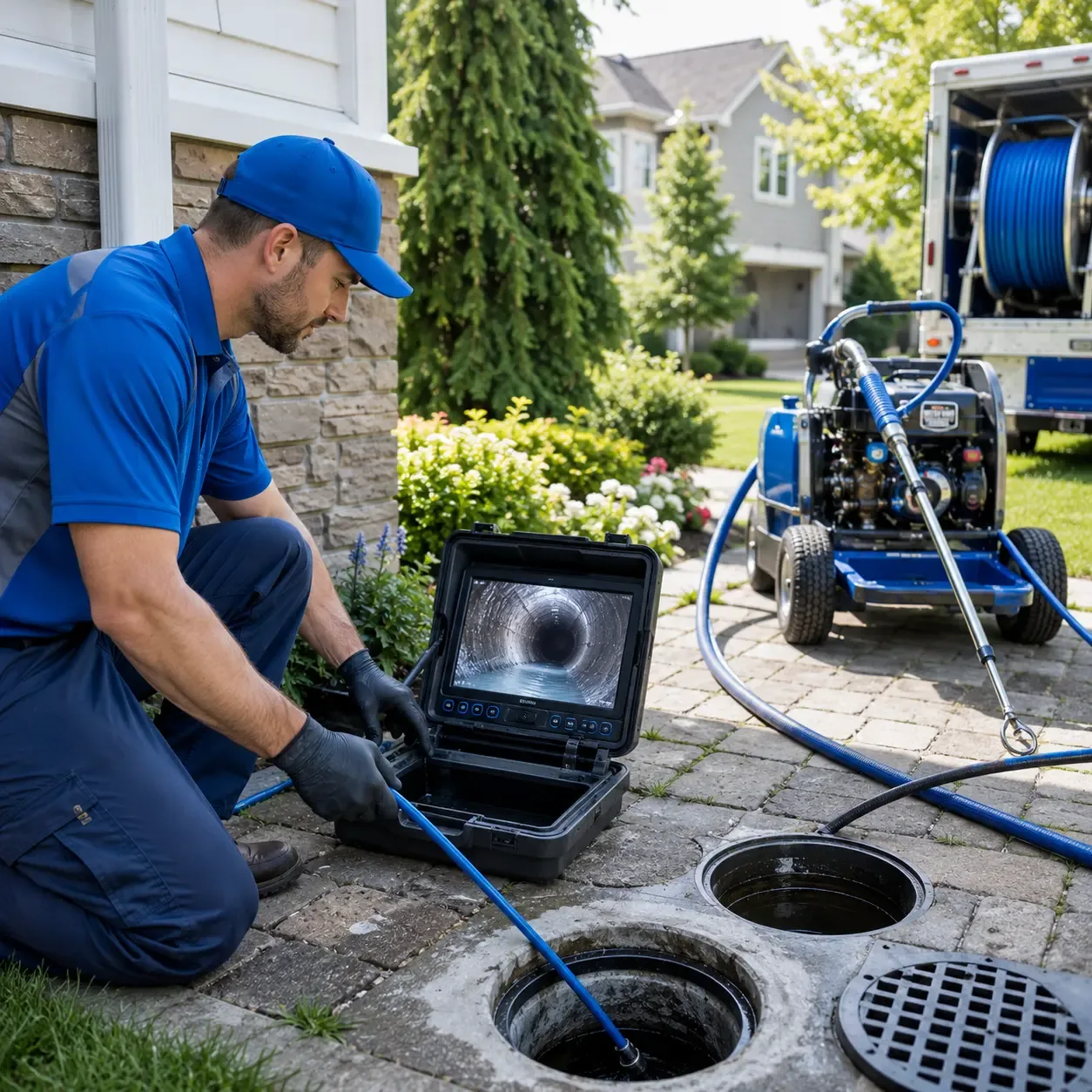 Outdoor drain cleaning professionals serving Newry, PA